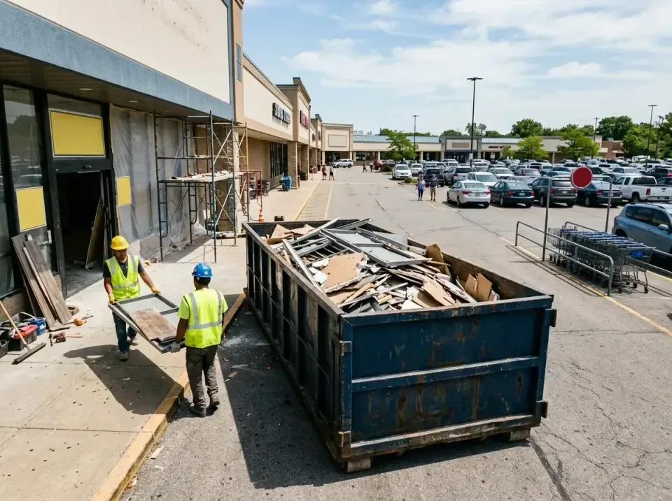 retail-store-renovation-debris-003 — frequently asked questions, Roll-off Dumpster Rentals in Muskogee, OK